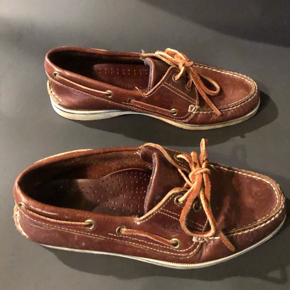 Vintage Dexter Leather Boat Shoes SZ 6.5 - Picture 7 of 7